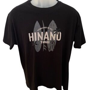 HINANO Tahiti Est. in 1955 Tee Shirt Men L Large